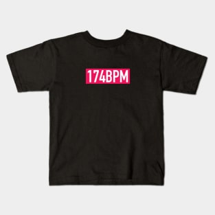 174 BPM Drum and Bass Jungle Kids T-Shirt